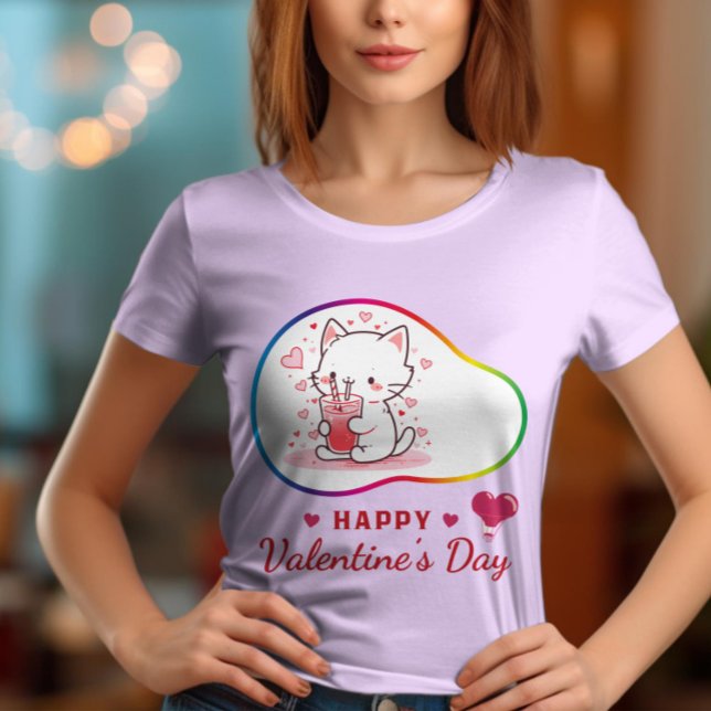 Lycklig Velentine's Day - Kärlek Journey T Shirt (Skapare uppladdad)