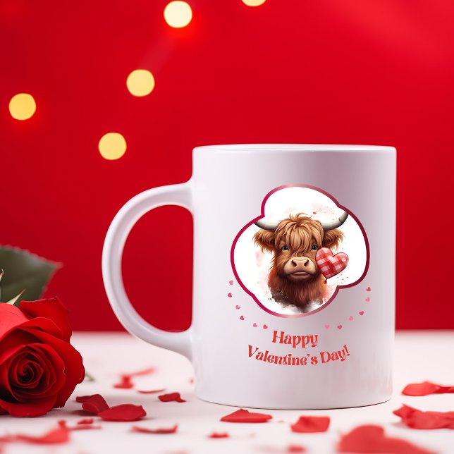Lycklig Velentine's Day - Sötnos Kiss Två-Tonad Mugg (Skapare uppladdad)