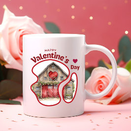 Lycklig Velentins dag - Darling Valentine Två-Tonad Mugg