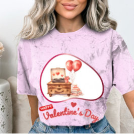 Lycklig Velentins dag - evigt löfte T Shirt