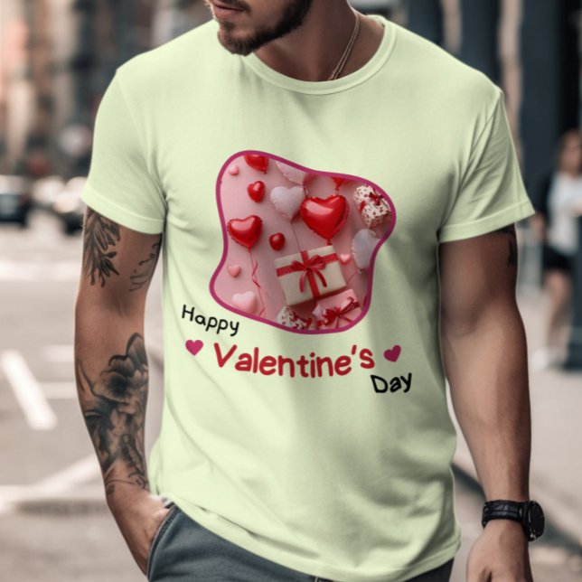 Lycklig Velentins dag - passionerad anslutning T Shirt (Skapare uppladdad)