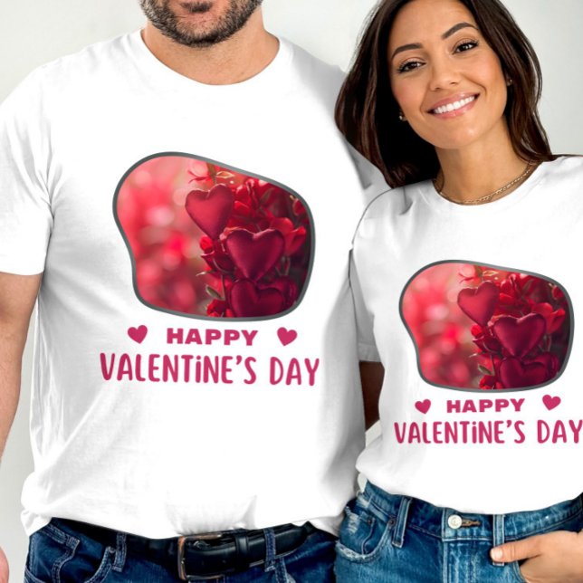 Lycklig Velentins dag - passionerad T Shirt (Skapare uppladdad)
