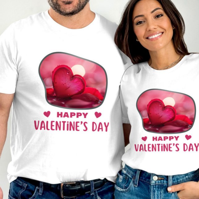 Lycklig Velentins dag - Romantiska bliss T Shirt (Skapare uppladdad)