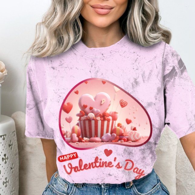 Lycklig Velentins dag - Romantiska frågor T Shirt (Skapare uppladdad)