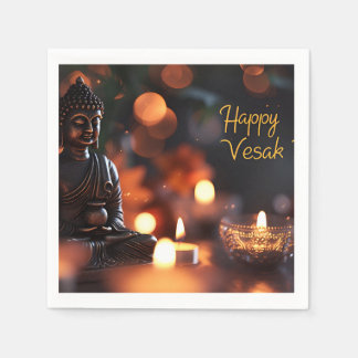 Lycklig Vesak Napkins Pappersservett