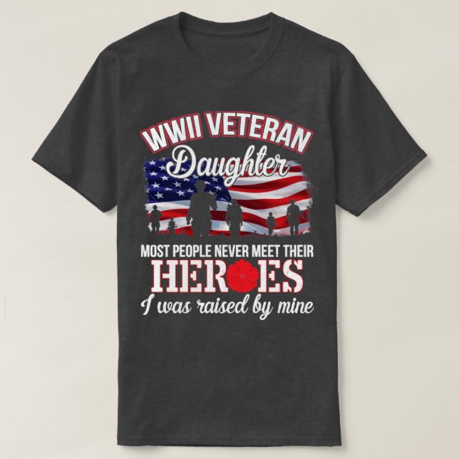 Lycklig veterandagen till mig du Dotter2 T Shirt (Design framsida)