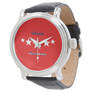 Lycklig veterans Day Armbandsur