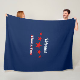 Lycklig veterans Day Fleecefilt