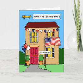 Lycklig veterans Day Kort
