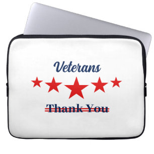 Lycklig veterans Day Laptop Fodral
