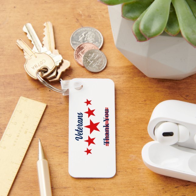 Lycklig veterans Day Nyckelring (Skrivbord)