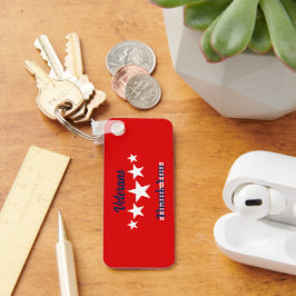 Lycklig veterans Day Nyckelring