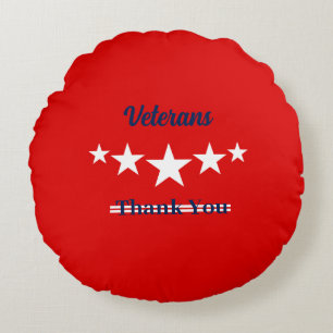 Lycklig veterans Day Rund Kudde