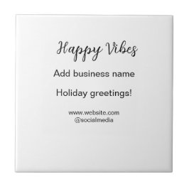 Lycklig vibes God jul på helgdag Kakelplatta