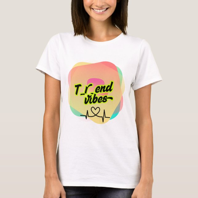 Lycklig vibes t shirt (Framsida)