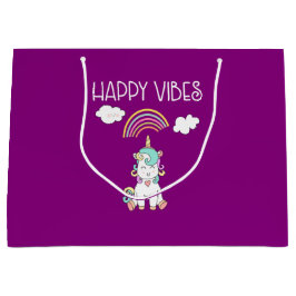 Lycklig Vibes Typografi Fantastisk Rainbow & Unico