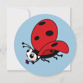 Lycklig Vingar Ladybug