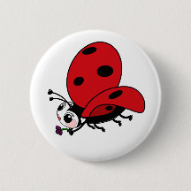 Lycklig Vingar Ladybug