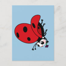 Lycklig Vingar Ladybug