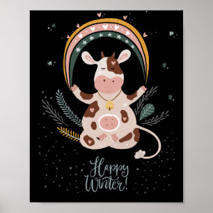 lycklig vinter poster