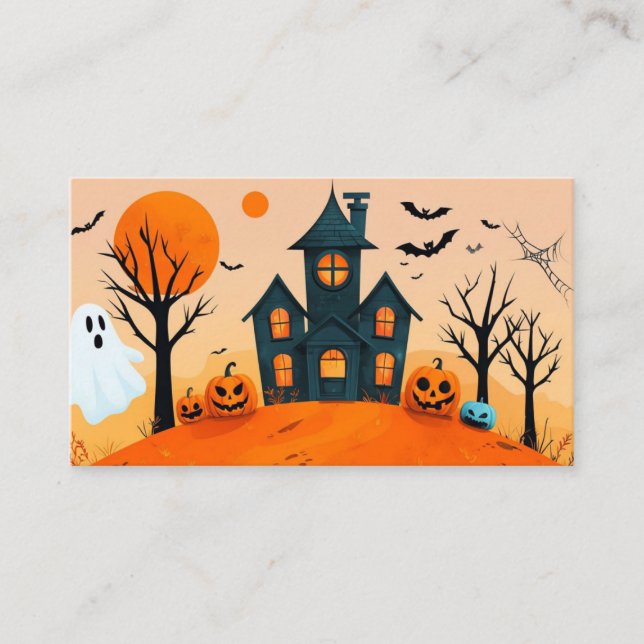 lycklig visitkort (Framsida)