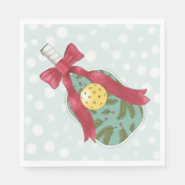 Lycklig Volleydays Pickleball Thmet Helgdag Napkin Pappersservett