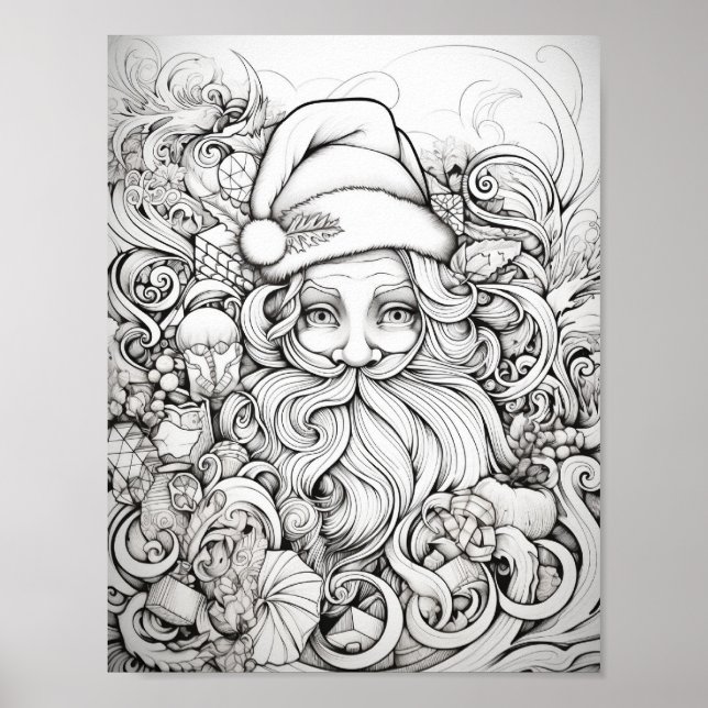 Lycklig Vuxen - färgning Poster (Framsidan)