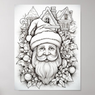 Lycklig Vuxen - färgning Poster
