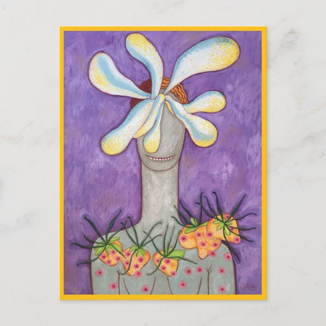 lycklig vykort (Framsida)