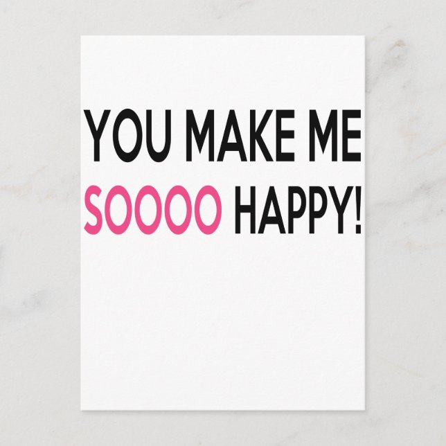 lycklig vykort (Framsida)