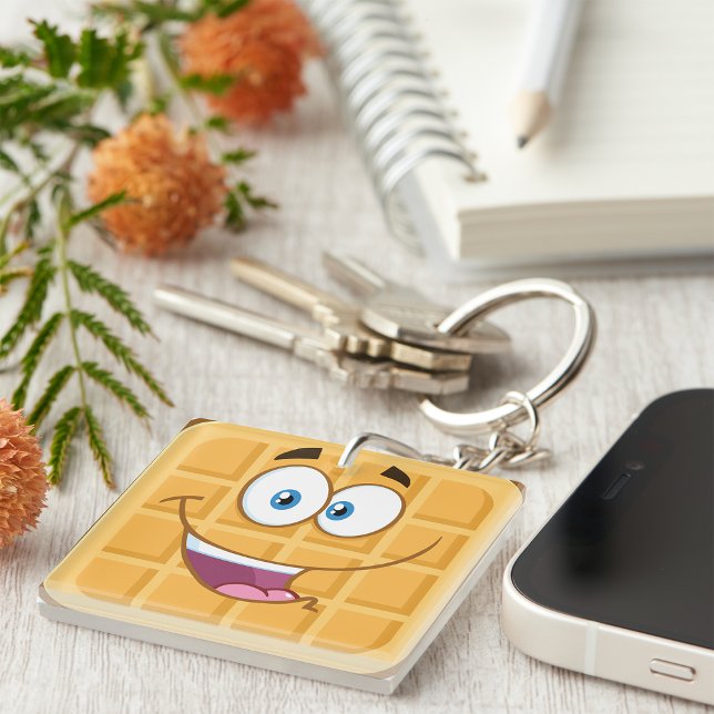 Lycklig Waffle Keychain (Skapare uppladdad)