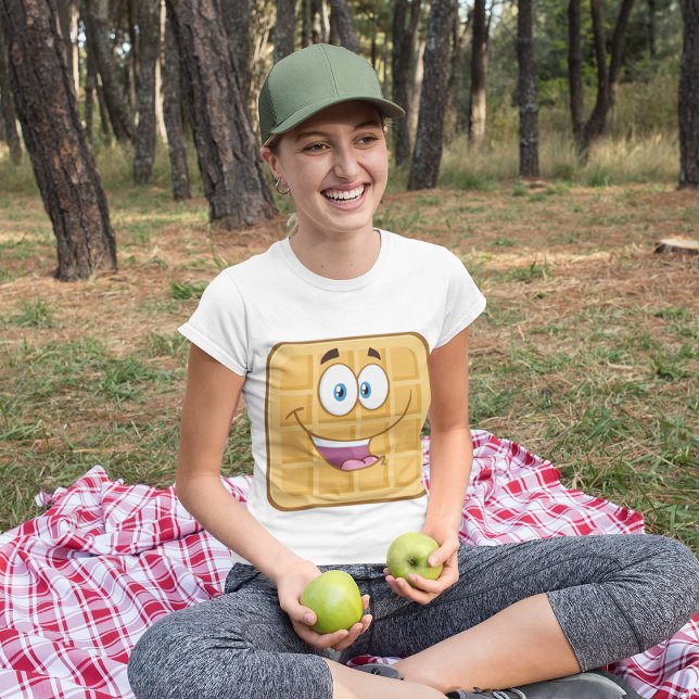 Lycklig Waffle T Shirt (Skapare uppladdad)