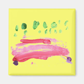 Lycklig Wagon magnet