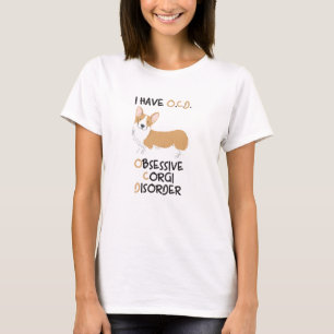 Lycklig walesisk Pembroke - tvångsmässig T-shirt