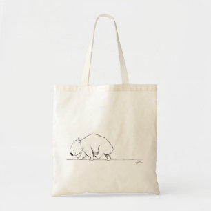 Lycklig Walking Wombat Tote Tygkasse