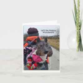 Lycklig Wanderer Kort