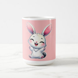 Lycklig Watercolor Bunny Kaffemugg