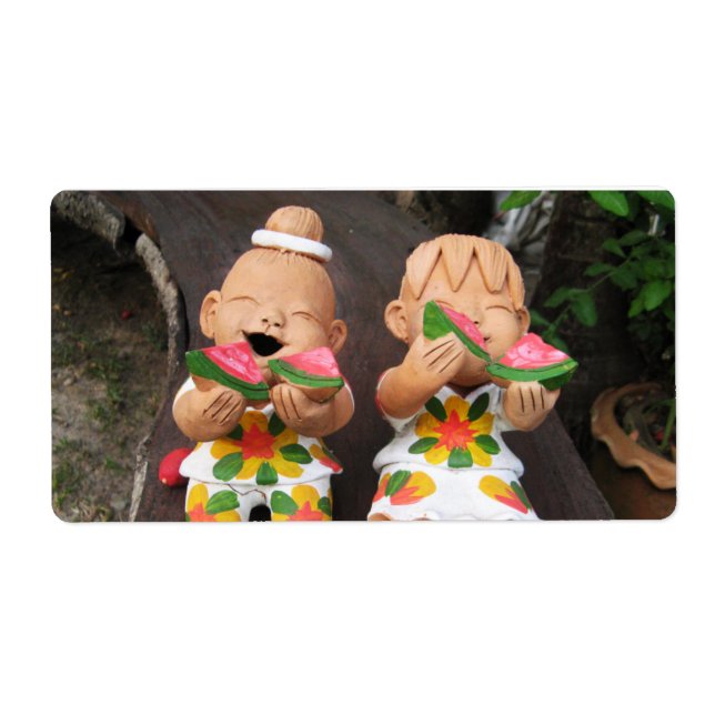 Lycklig Watermelon Friends Fraktsedel (Framsidan)