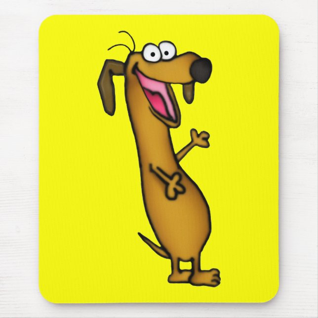 Lycklig Weenie Mousepad Musmatta (Framsidan)