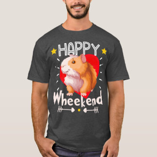Lycklig Wheekend Guinea Gris Wheek Wheek Guinea Gr T Shirt