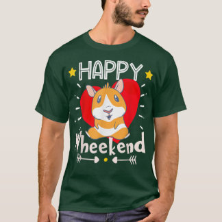 Lycklig Wheekend Guinea Gris Wheek Wheek Guinea Gr T Shirt