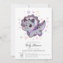 Lycklig Whimsical Dinosaur Baby Shower