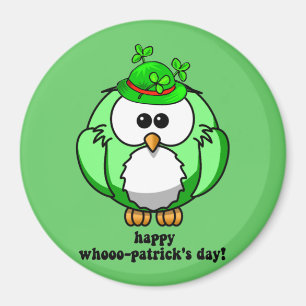 lycklig whooopatricksdag magnet