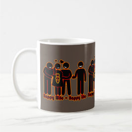 Lycklig Wife Lycklig Life Hotfru Kaffemugg