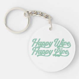 Lycklig Wife Lycklig Life Mors dag| Nyckelkedja