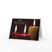 Lycklig Winter Solstice candles