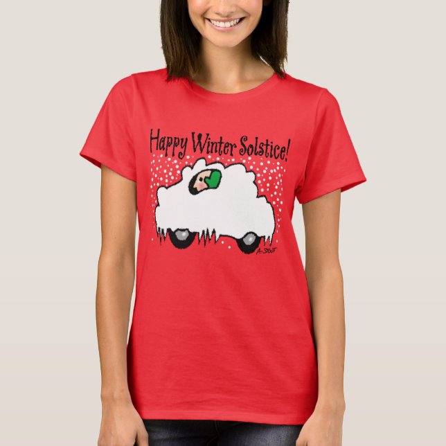 LYCKLIG WINTER SOLSTICE! - T SHIRT (Framsida)