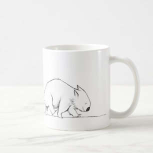 Lycklig Wombat Kaffemugg