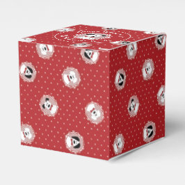 Lycklig Woof Year Dalmatien jul Presentaskar