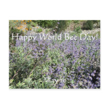 Lycklig World Bee Day!Postcard-vykort